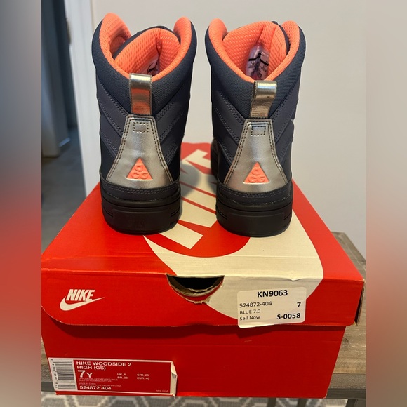 Nike Woodside 2 High GS 'Diffused Blue' - Picture 2 of 6